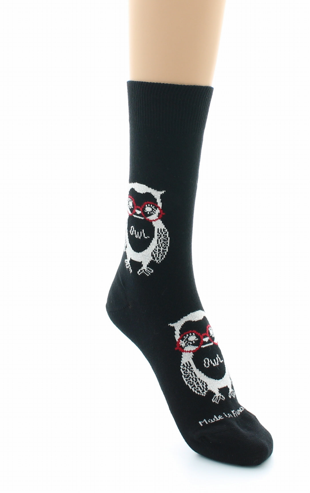 Chaussettes Hibou Noir NOIR