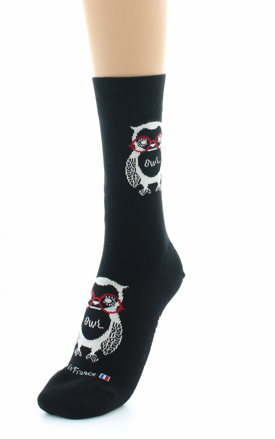 Chaussettes Hibou Noir NOIR