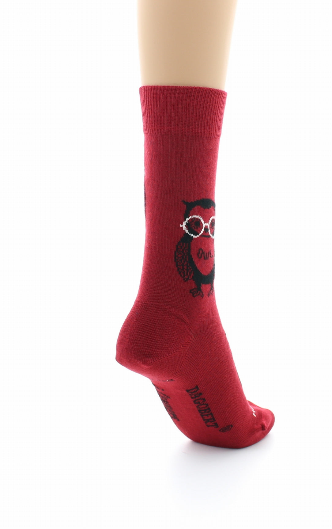 Chaussettes Hibou Rouge ROUGE