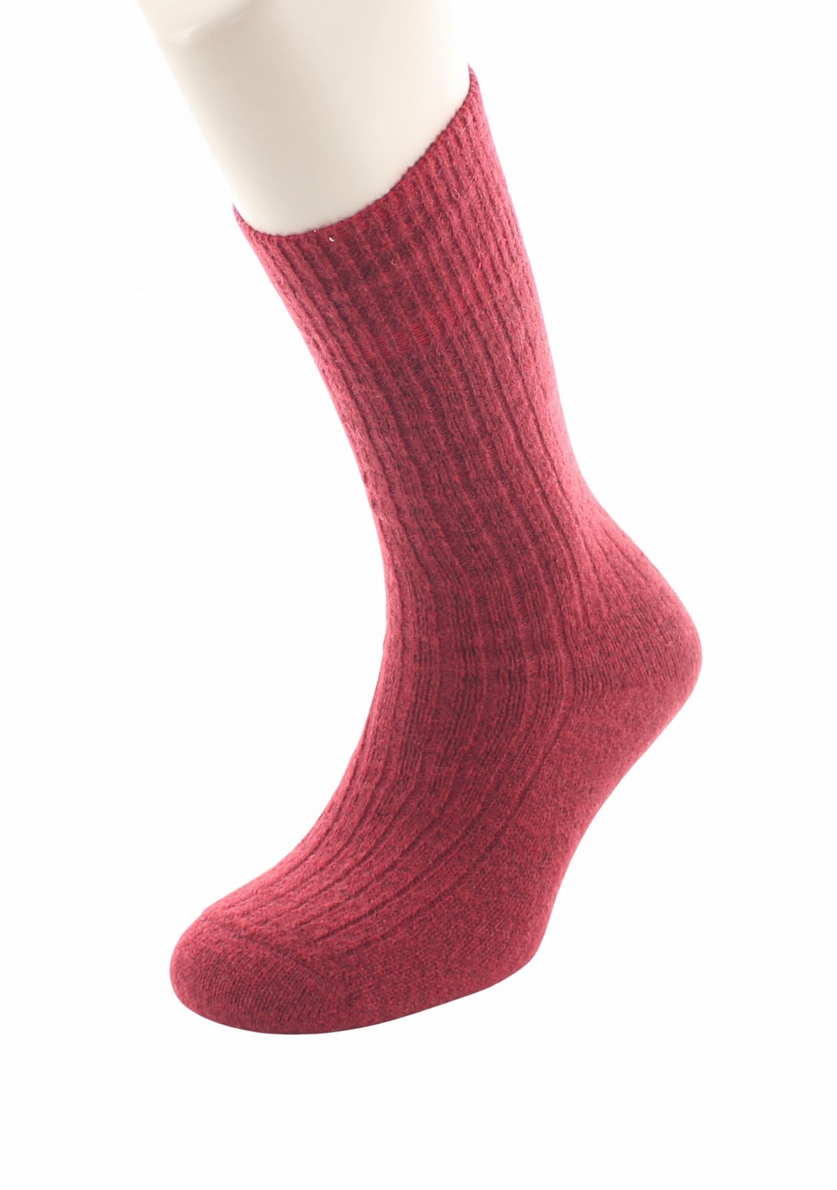 Chaussettes homme Baby Alpaga Berthe Rouge ROUGE