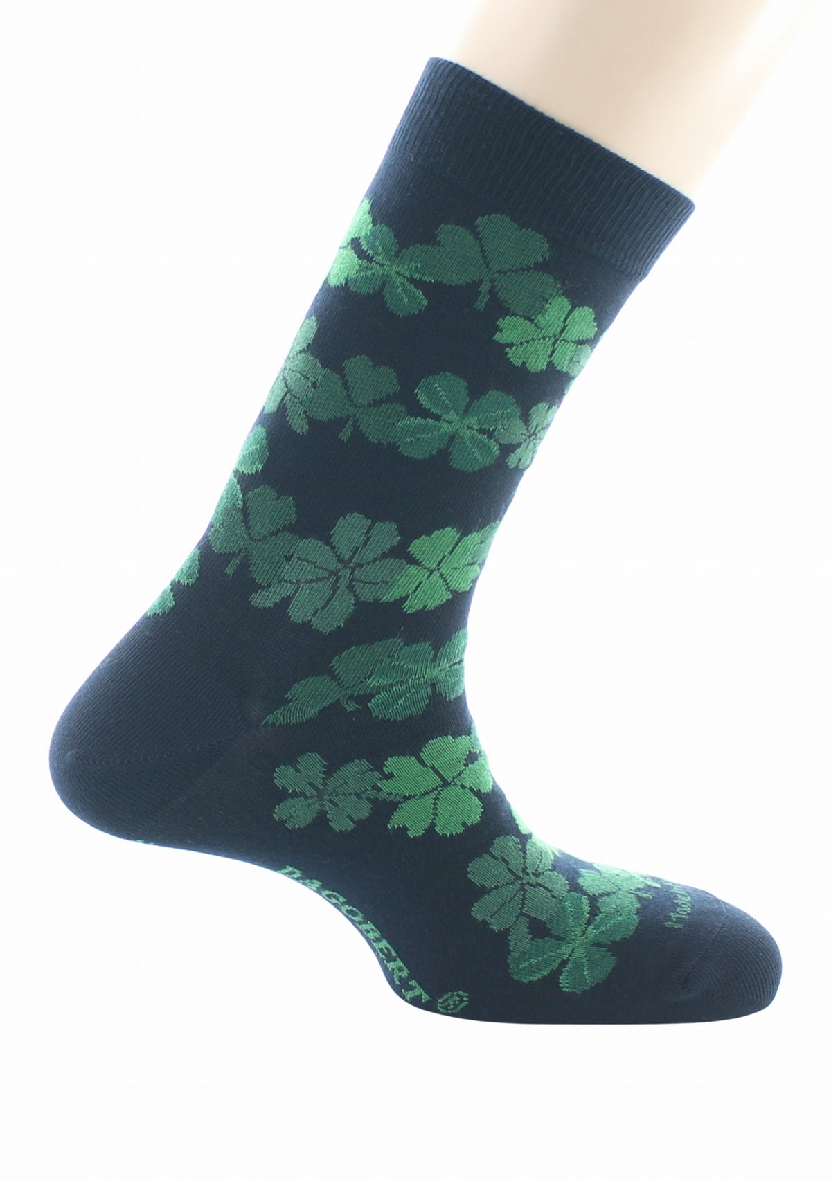 Chaussettes homme coton Trèfle - Marine MARINE/VERT