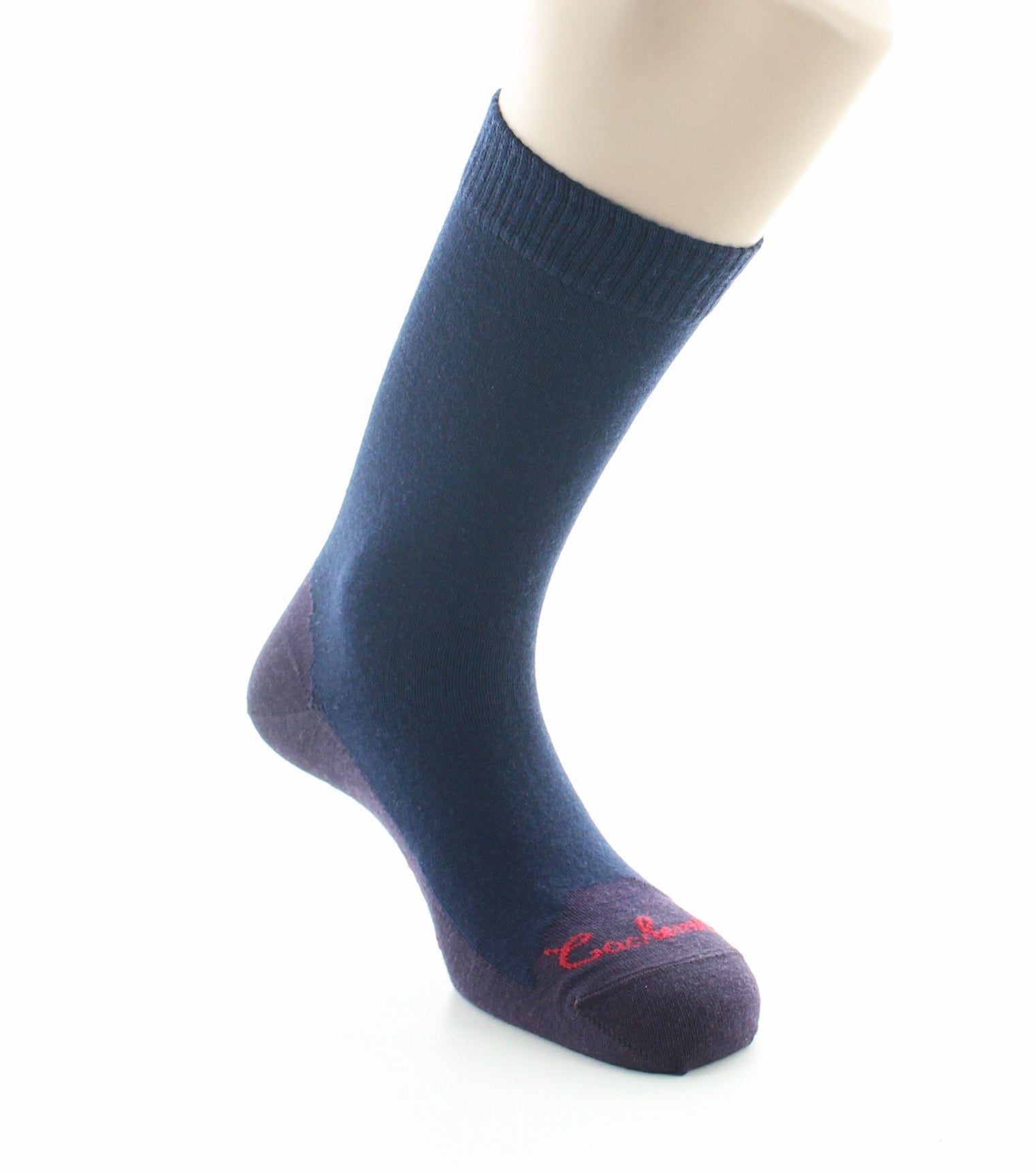 Chaussettes homme en cachemire - Marine MARINE