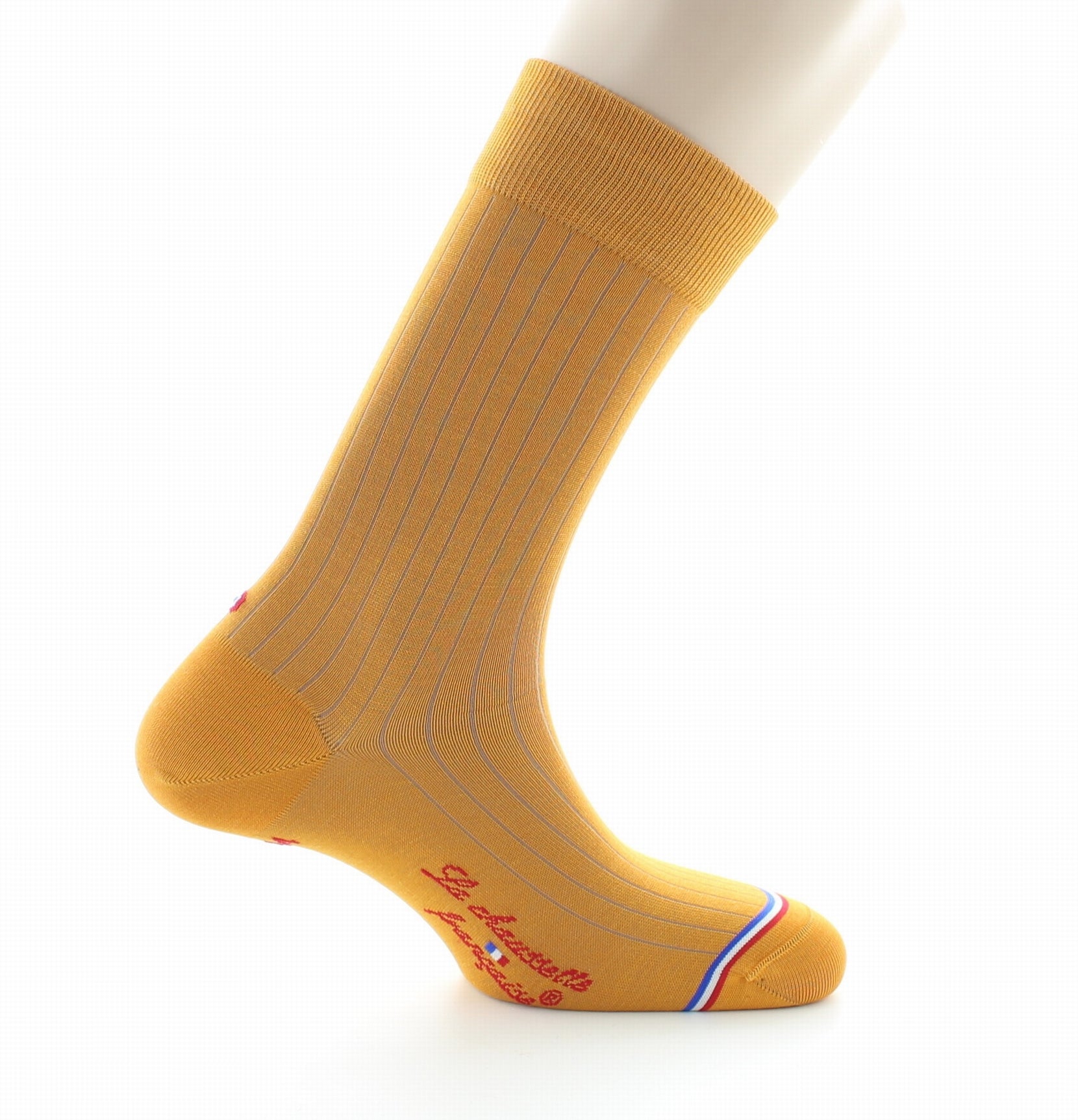 Chaussettes homme en fil d'Écosse Eiffel Safran SAFRAN