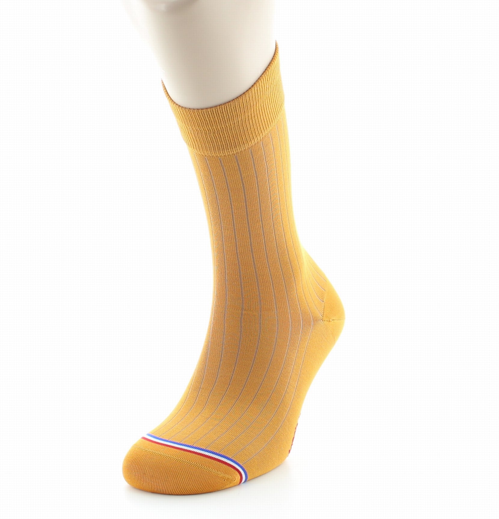 Chaussettes homme en fil d'Écosse Eiffel Safran SAFRAN
