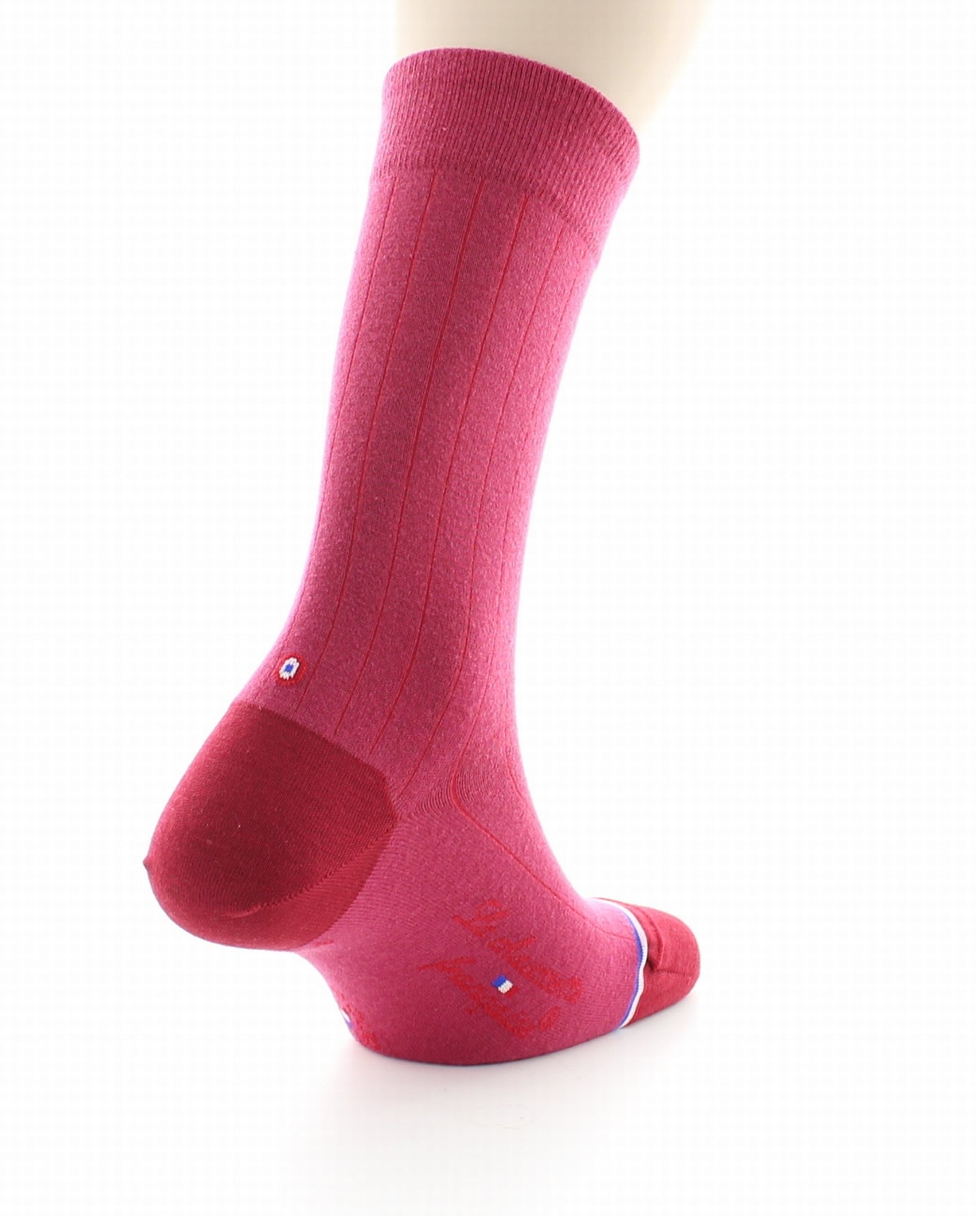 Chaussettes homme en laine et cachemire Concorde Fushia FUSHIA