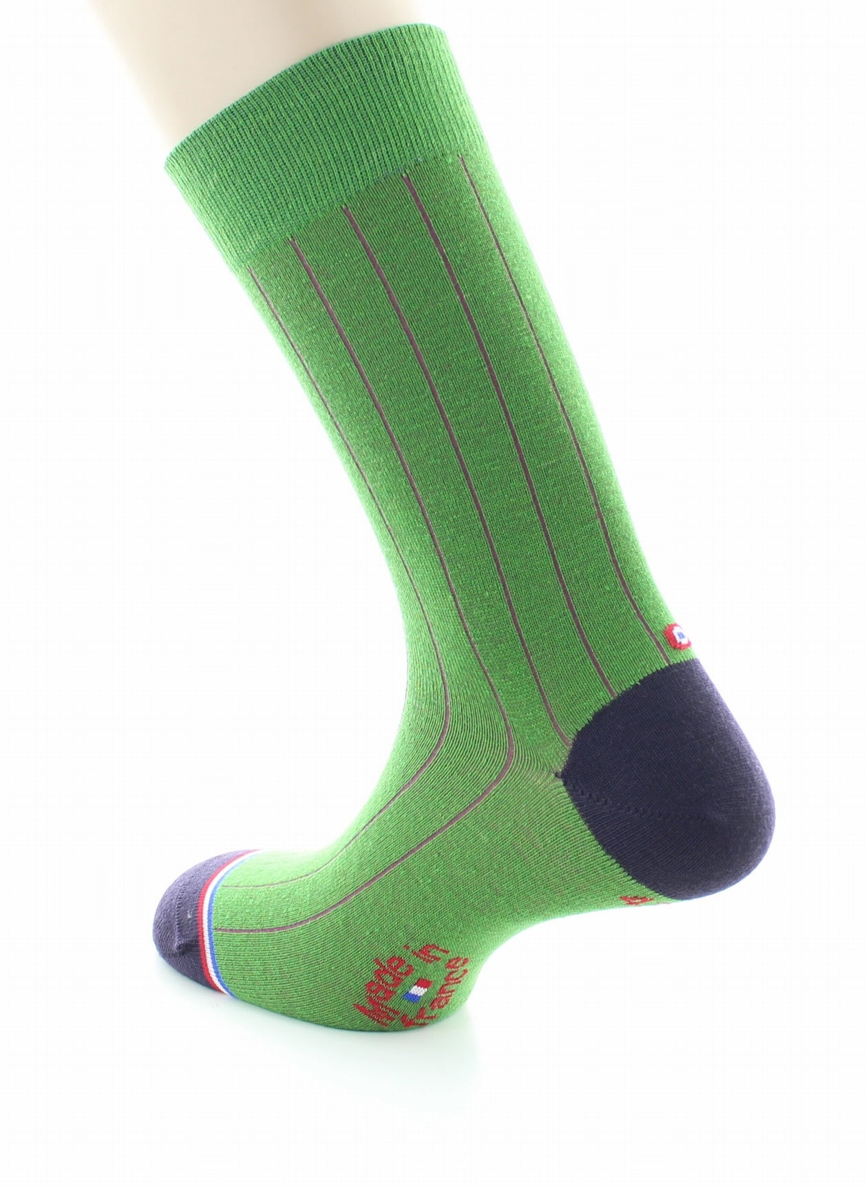 Chaussettes homme en laine et cachemire Concorde Vert pré VERT PRE