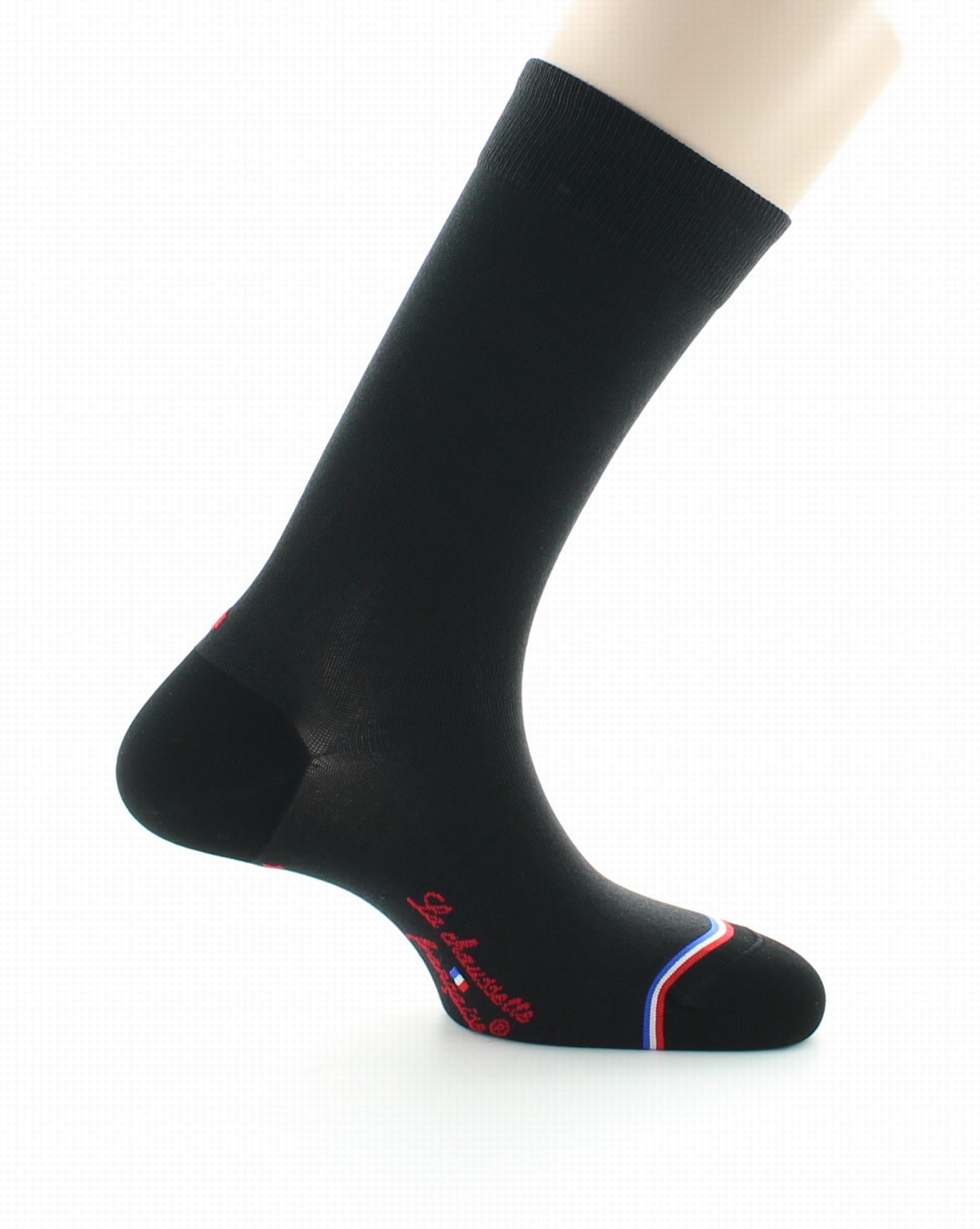 Chaussettes homme en soie Elysée Noir NOIR