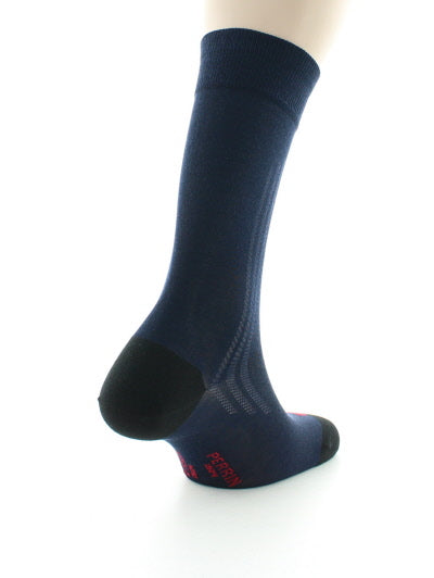 Chaussettes Homme en soie naturelle MARINE