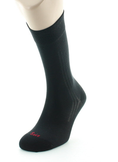 Chaussettes Homme en soie naturelle NOIR