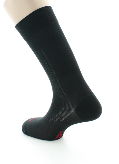 Chaussettes Homme en soie naturelle NOIR