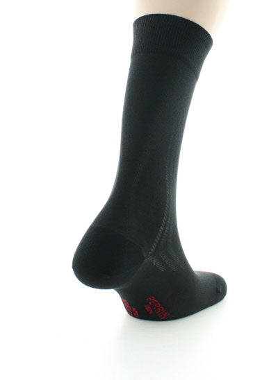 Chaussettes Homme en soie naturelle NOIR