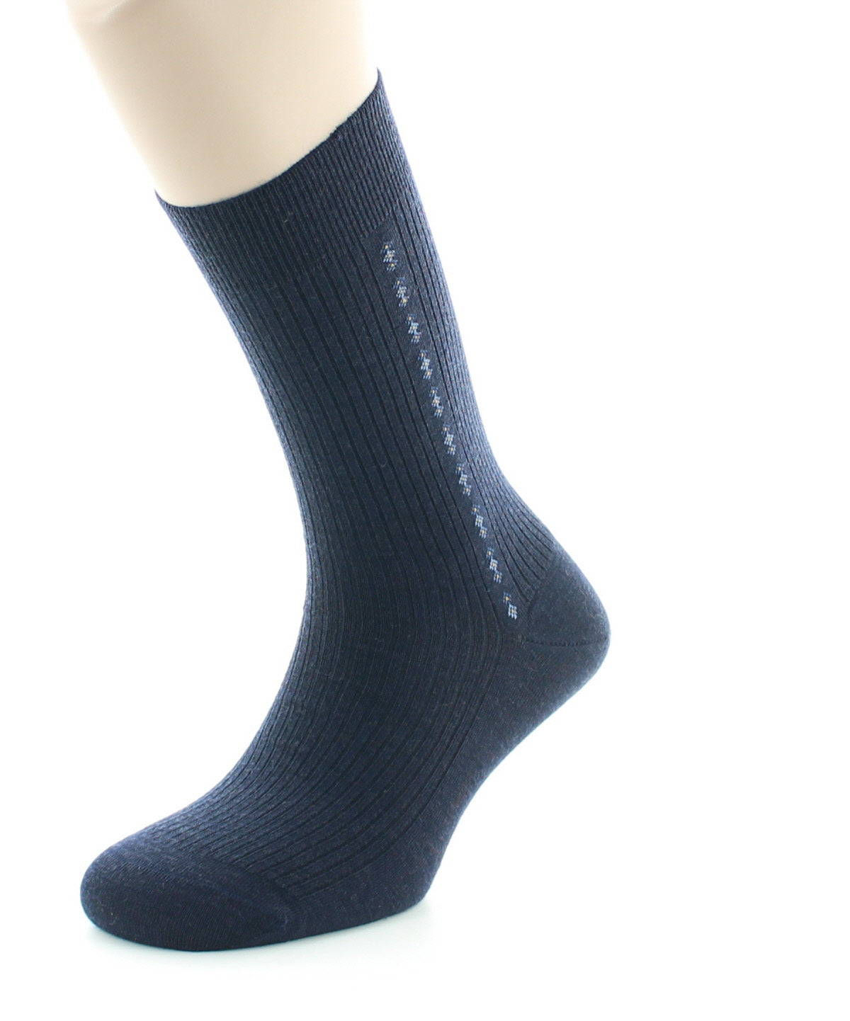 Chaussettes Homme Fantaisie Sans elastique Baguette Laine Peignee