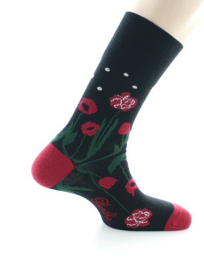 Chaussettes Homme Herbes Folles NOIR