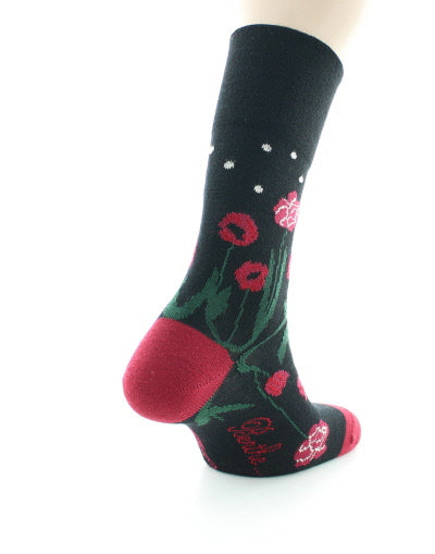 Chaussettes Homme Herbes Folles NOIR