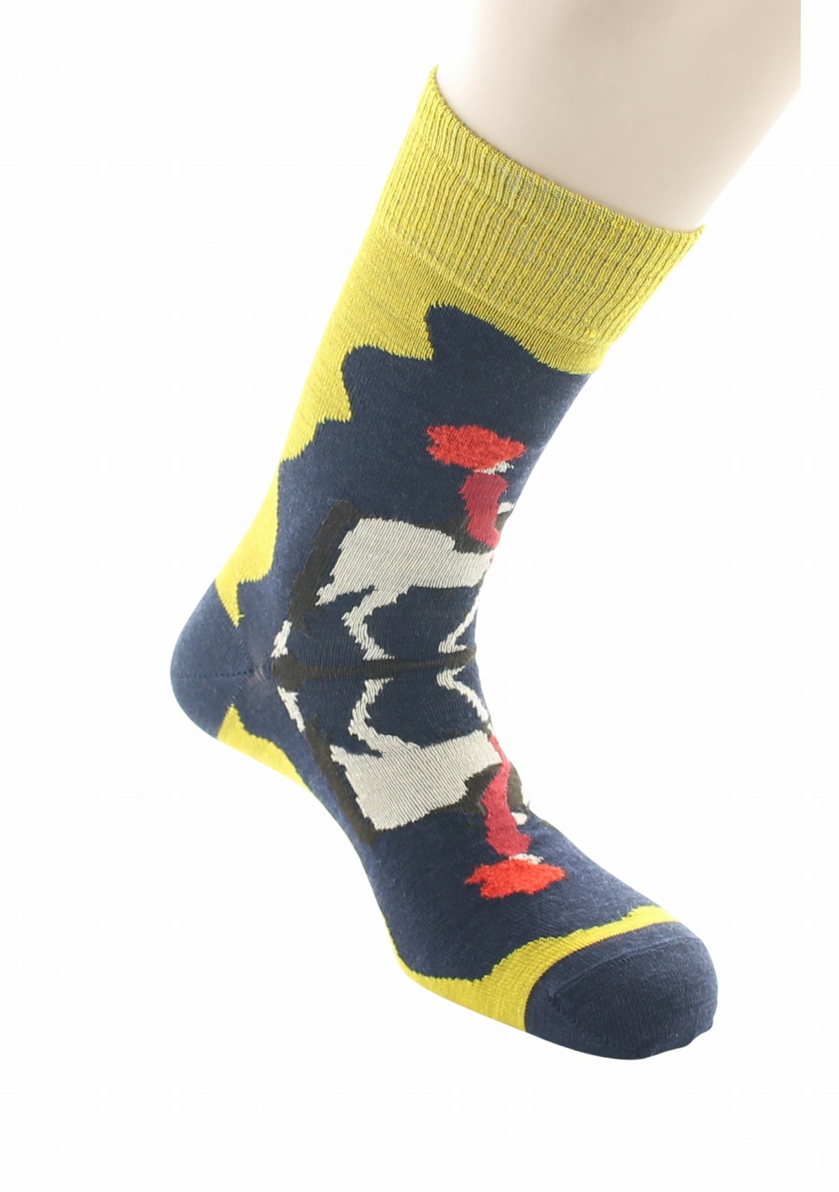 Chaussettes homme laine Berthe Cavalière TOURNESOL/MARINE