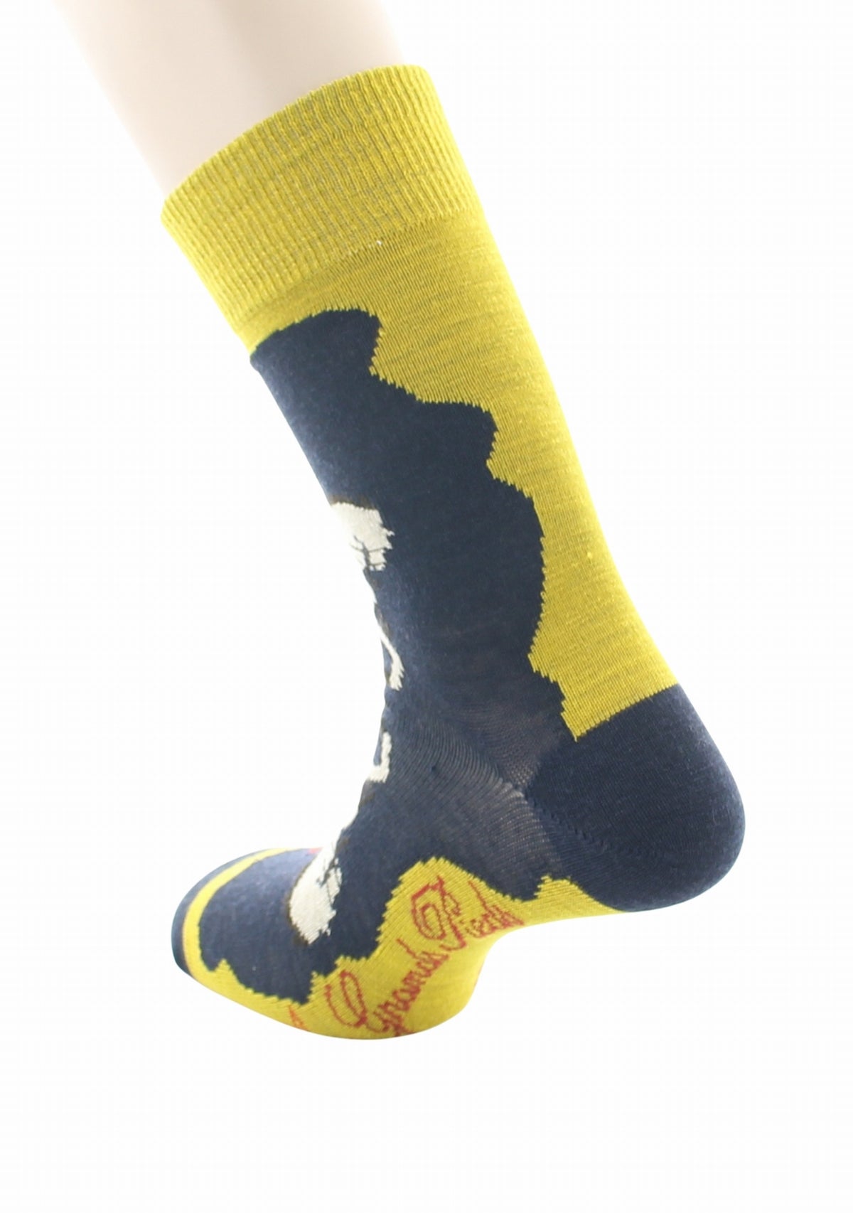 Chaussettes homme laine Berthe Cavalière TOURNESOL/MARINE