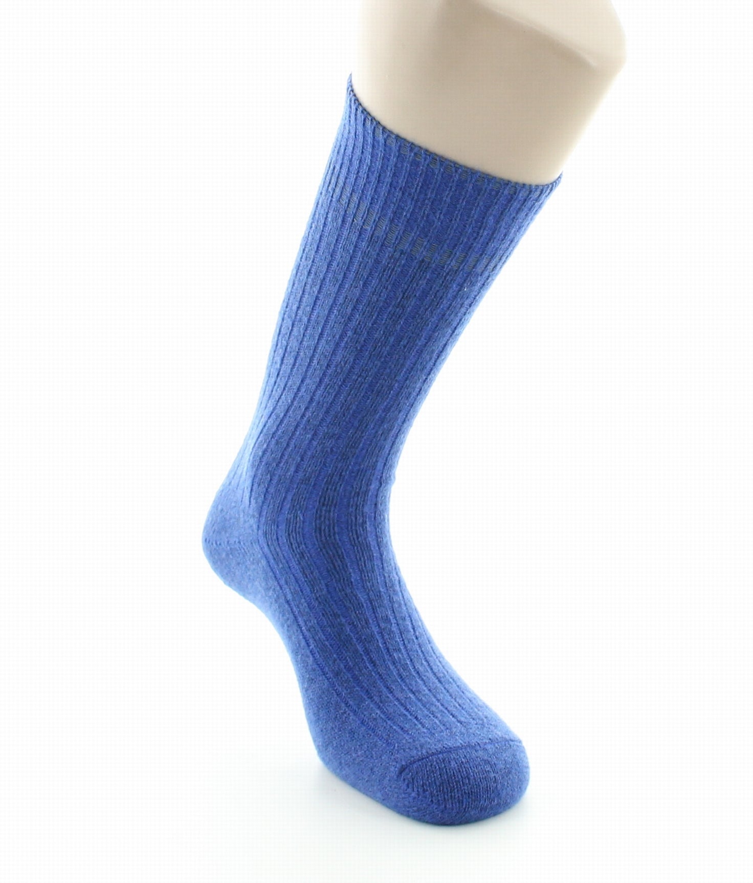 Chaussettes homme laine et acrylique bleu BLEU ROYAL