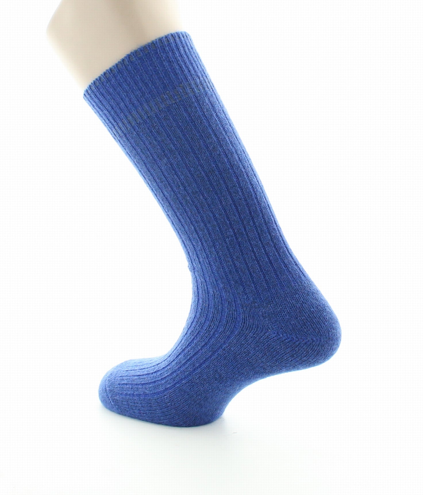 Chaussettes homme laine et acrylique bleu BLEU ROYAL