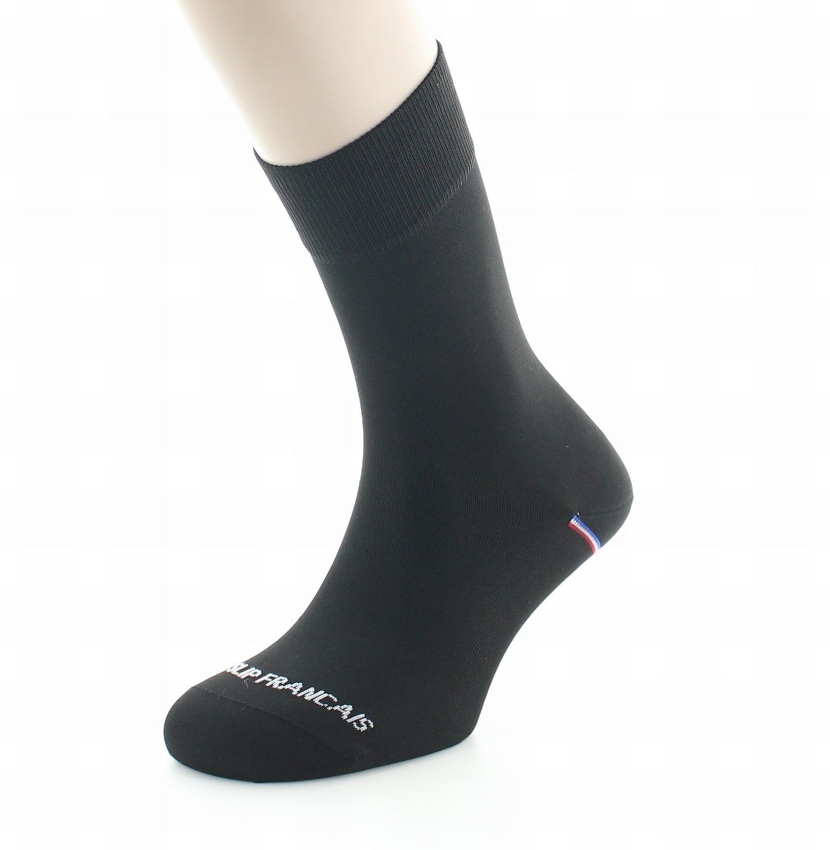 Chaussettes homme microfibre noir NOIR