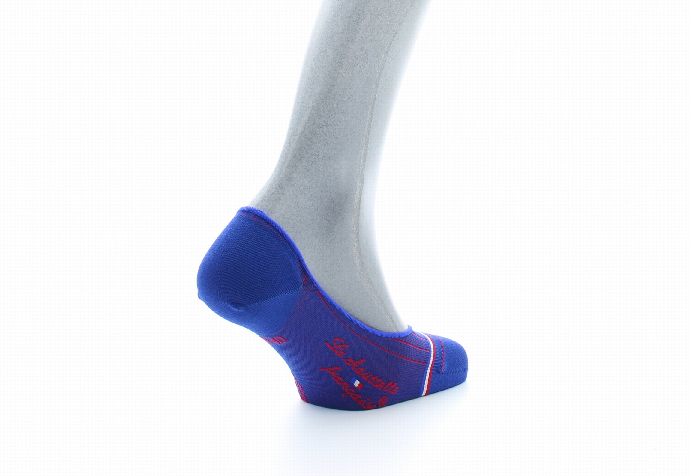 Chaussettes invisibles homme Georges V en fil d'Écosse supérieur Bleu royal BLEU ROYAL