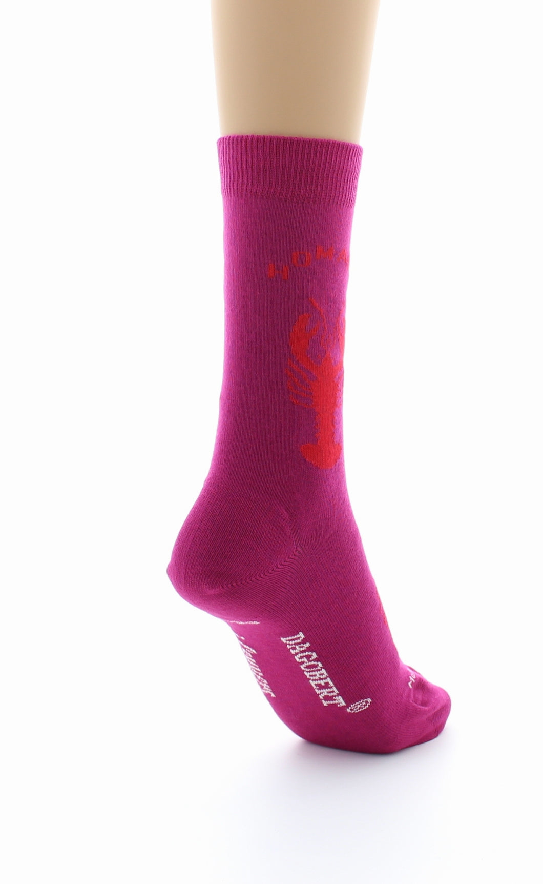 Chaussettes mixtes en coton Homard Fushia FUSHIA