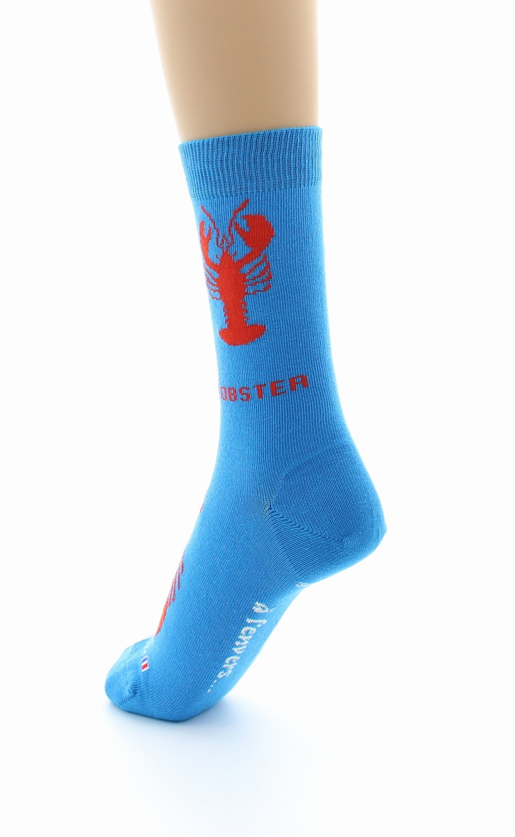 Chaussettes mixtes en coton Homard Turquoise TURQUOISE