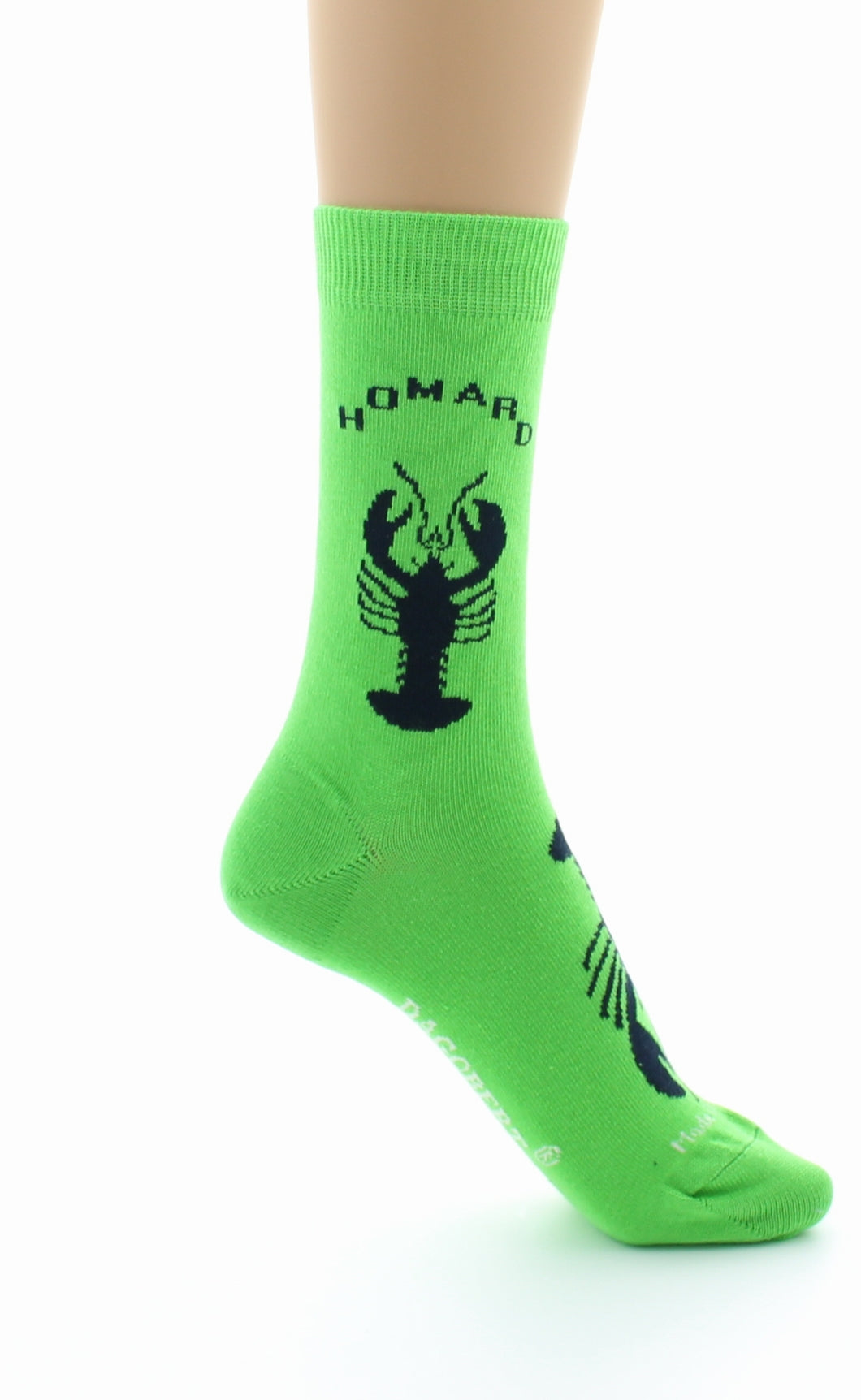 Chaussettes mixtes en coton Homard Vert pré VERT PRE