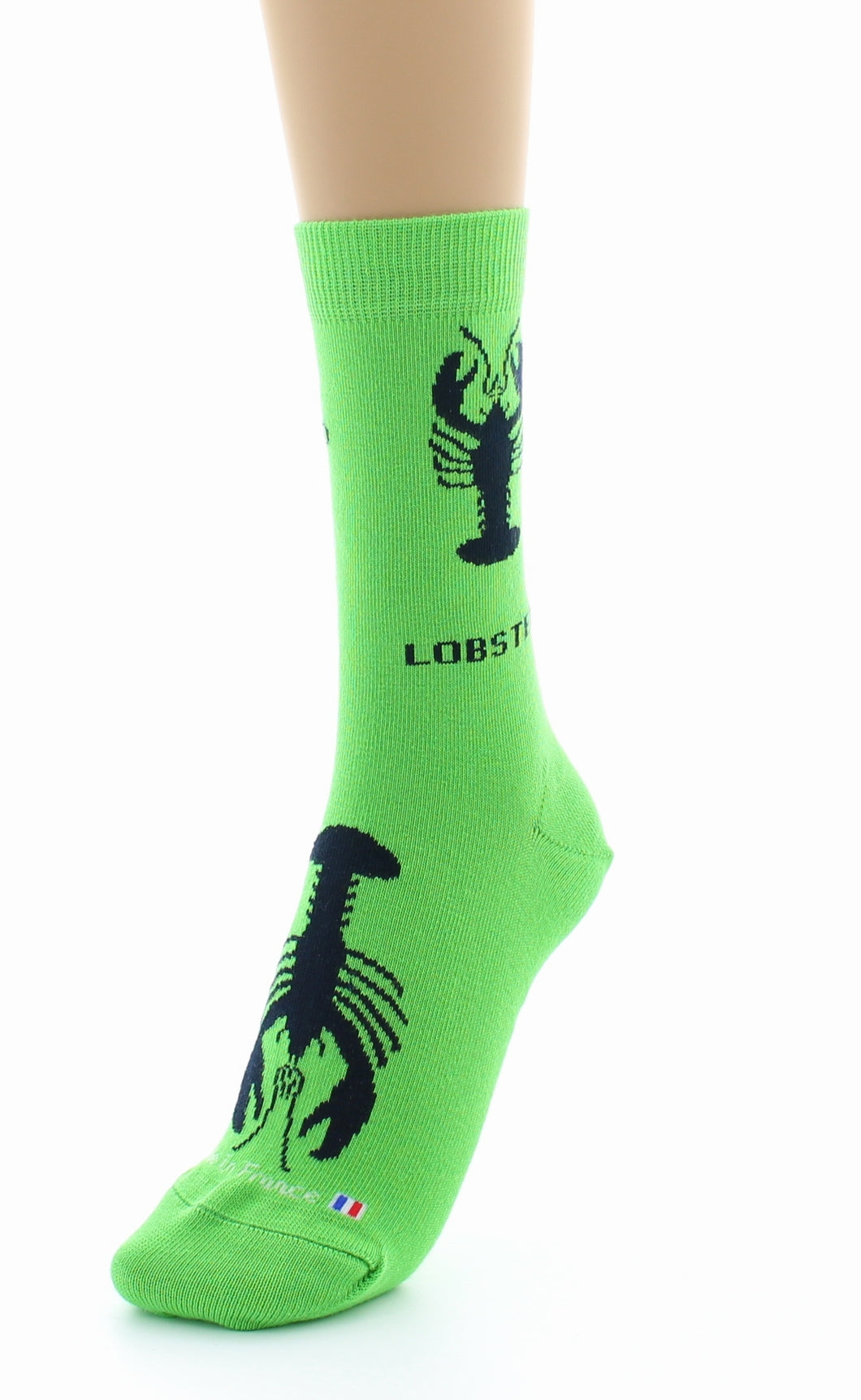 Chaussettes mixtes en coton Homard Vert pré VERT PRE