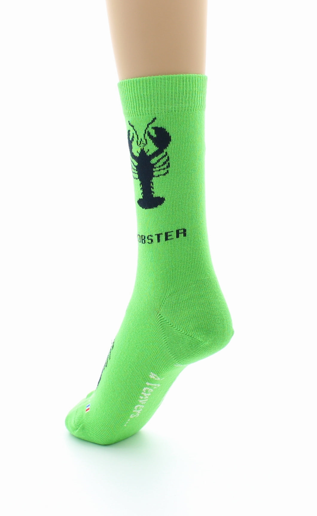 Chaussettes mixtes en coton Homard Vert pré VERT PRE