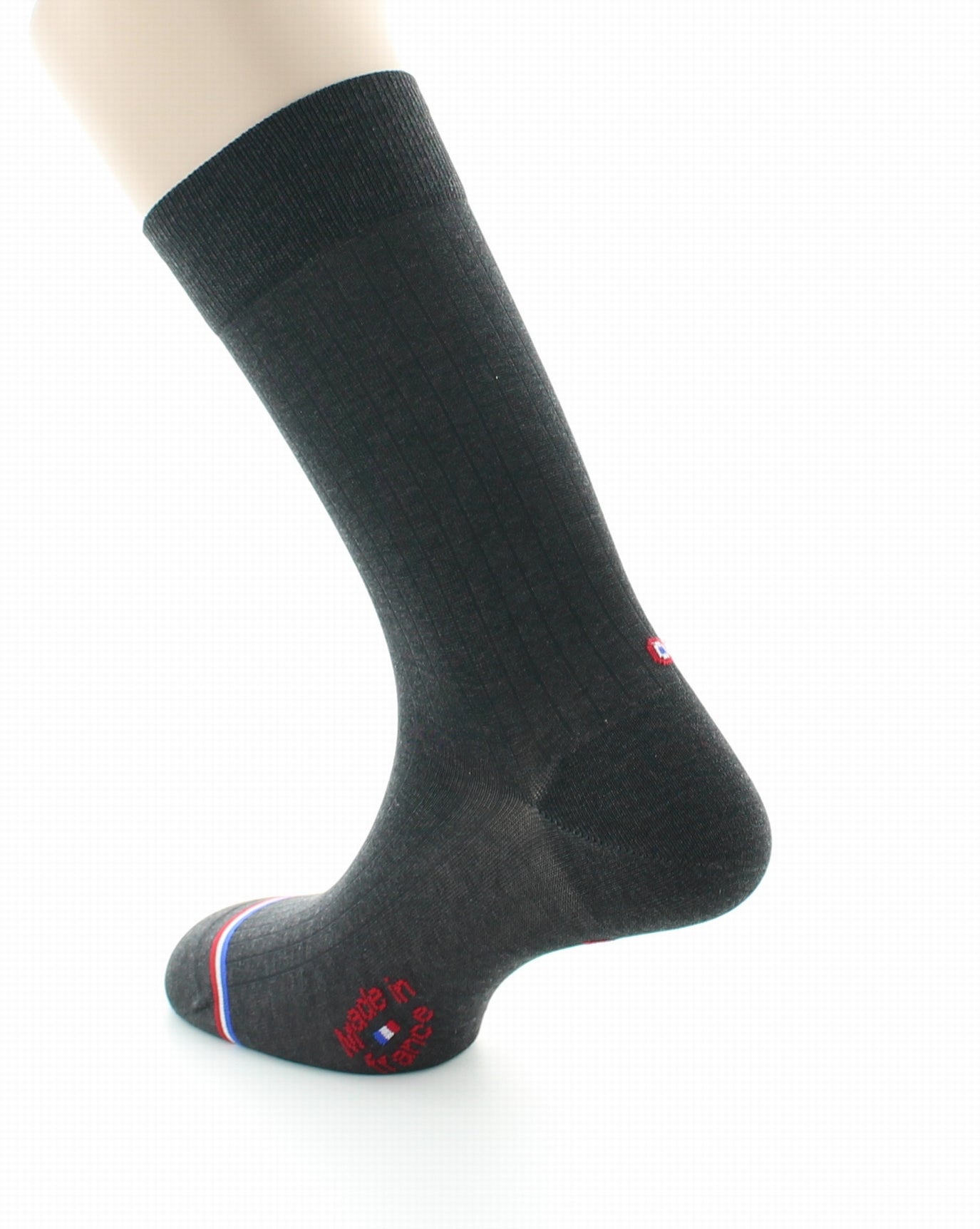 Chaussettes mixtes en fil d'Écosse Opéra Anthracite chiné ANTHRACITE CHINE