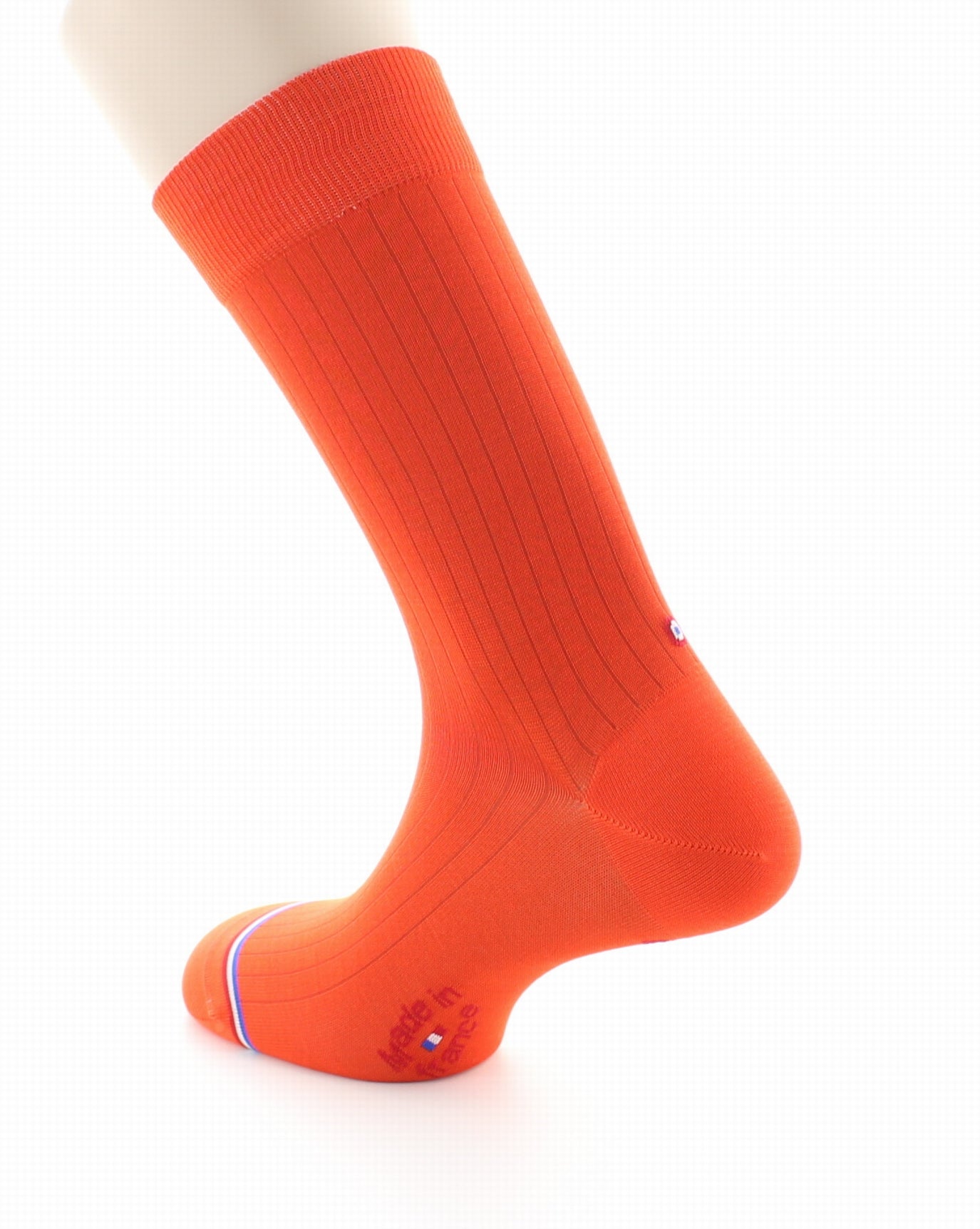 Chaussettes mixtes en fil d'Écosse Pigalle Orange ORANGE