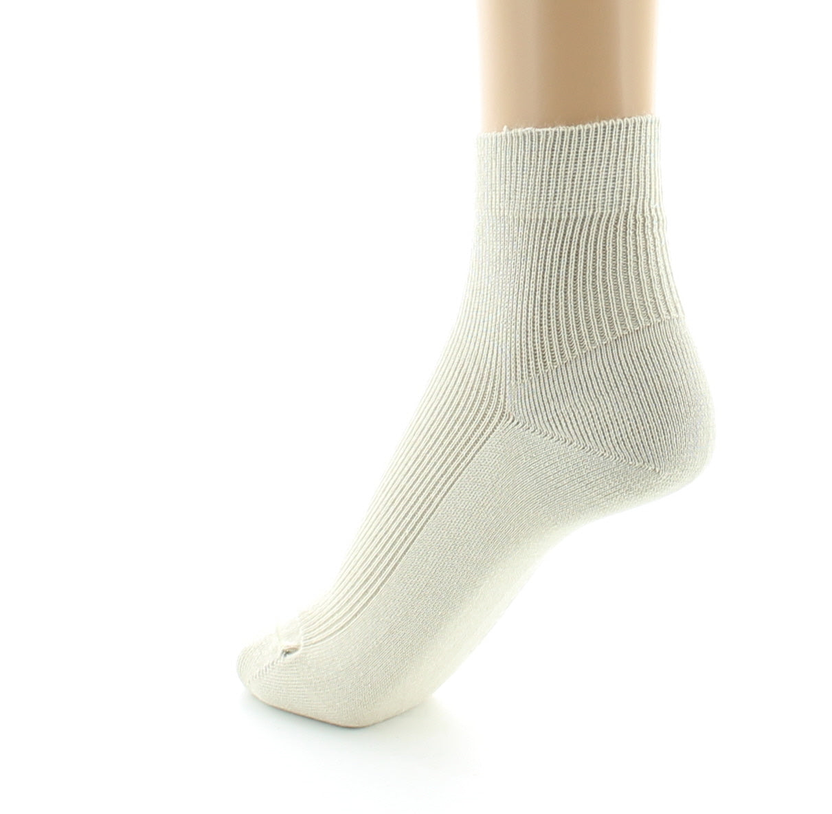 Chaussettes mixtes en pur Coton Bio BEIGE