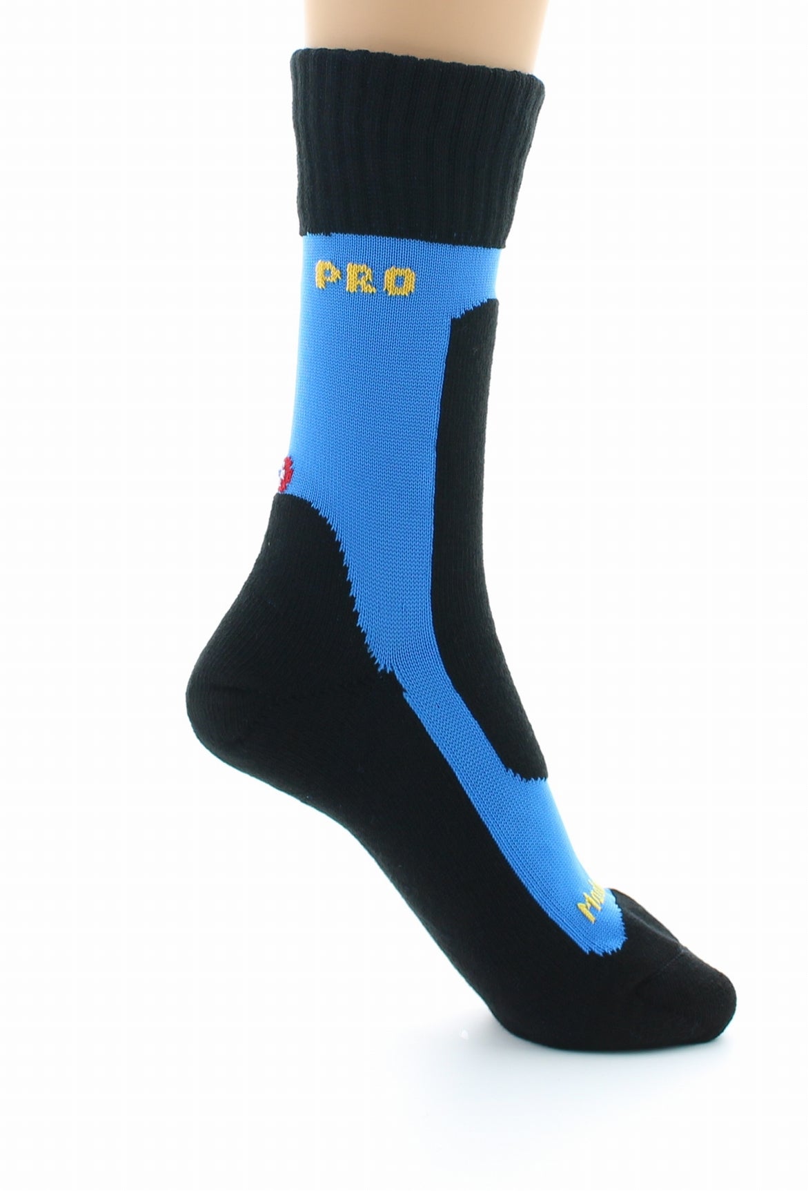 Chaussettes Pro Coton longues fibres BLEU VIF