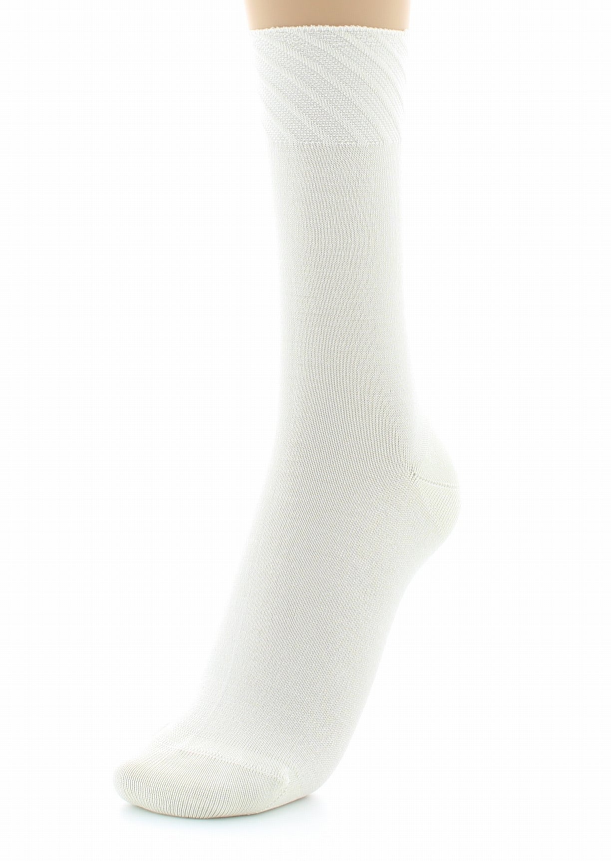 Chaussettes sans couture - Soie naturelle ECRU