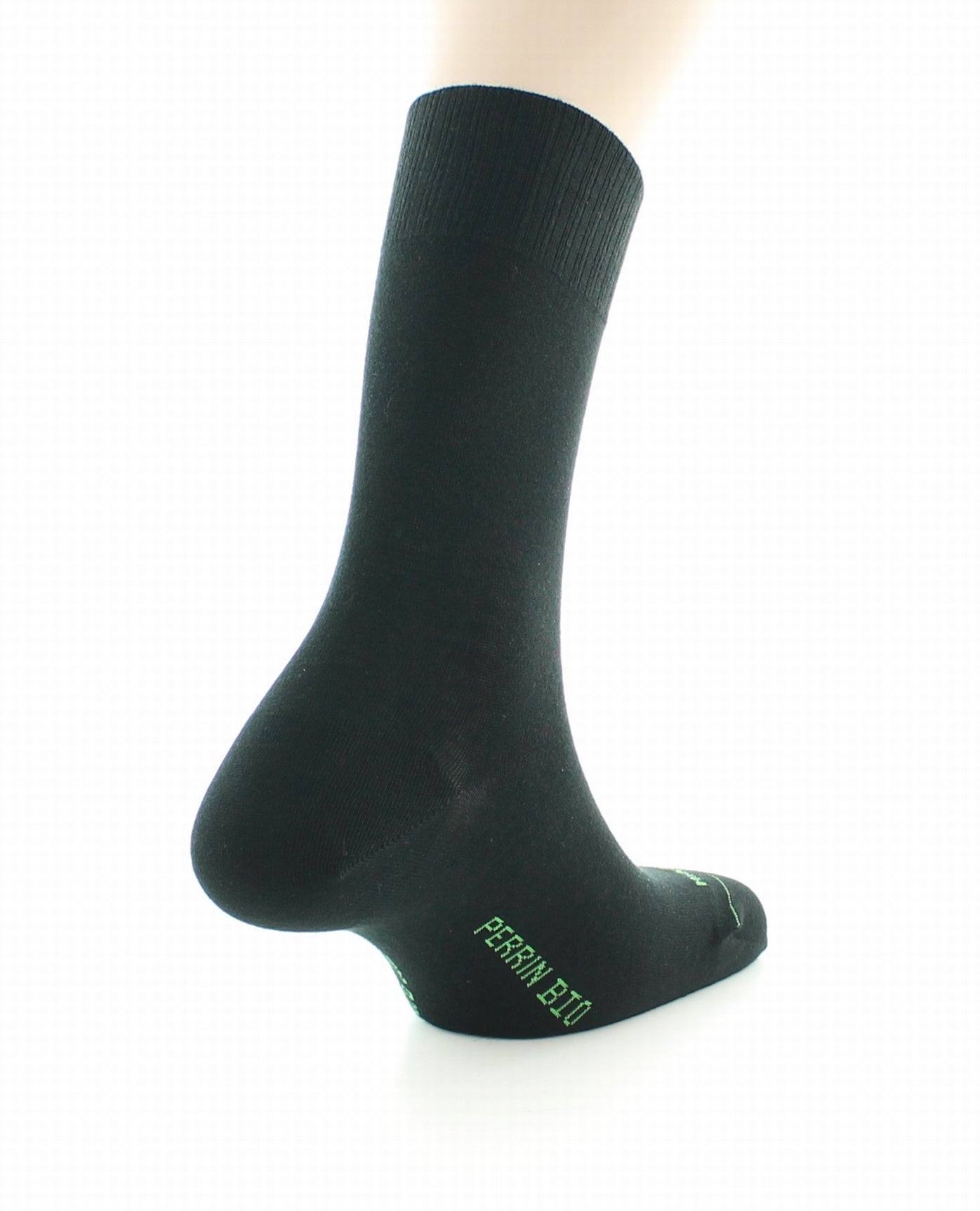 Chaussettes Sans élastique Pur Coton Bio NOIR