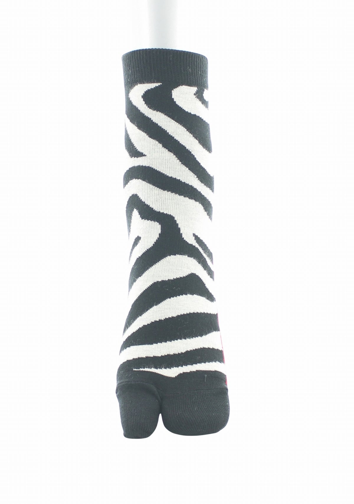 Chaussettes Tabi mixtes Zèbre - Berthe Aux Grands Pieds NOIR/BLANC