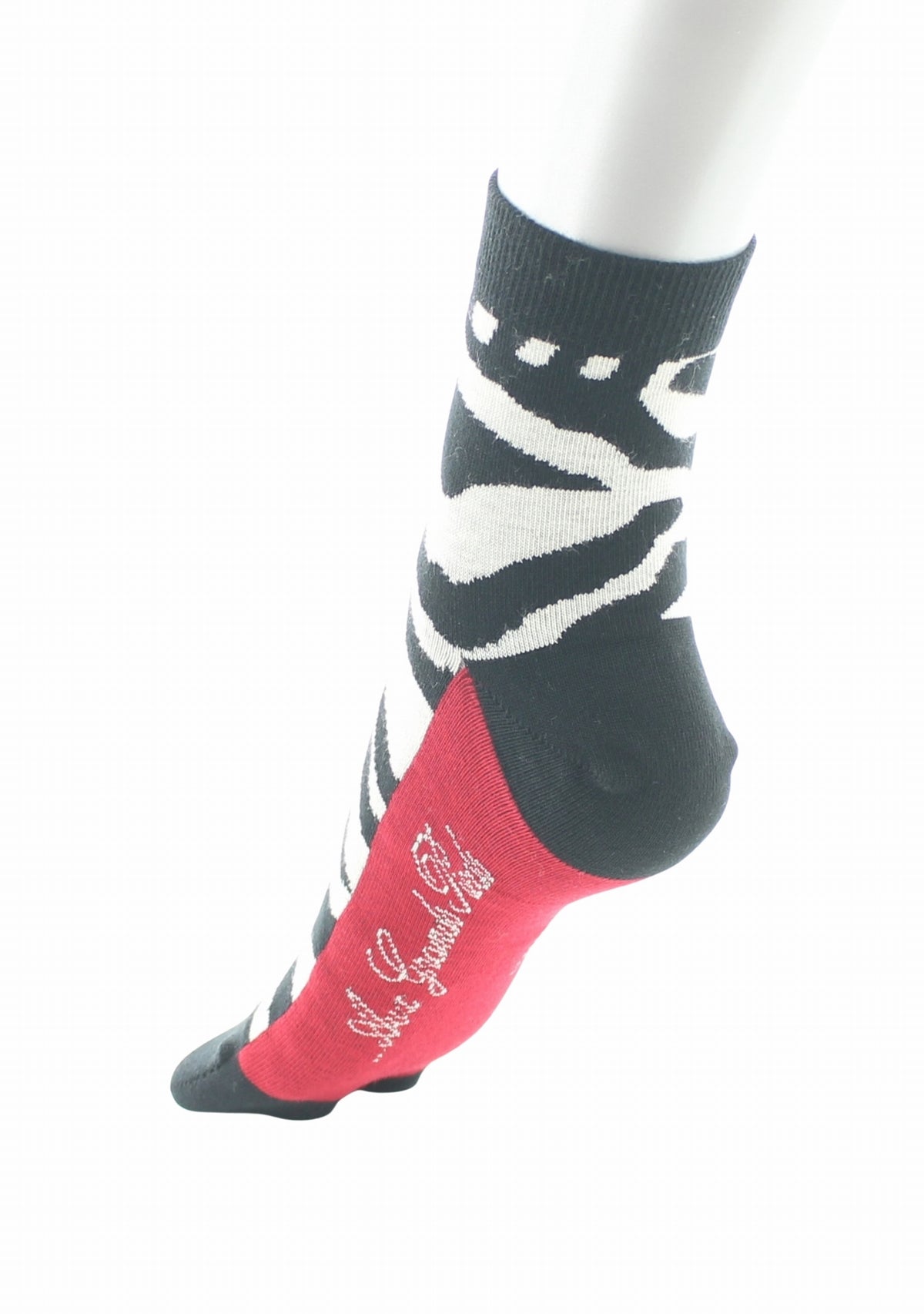 Chaussettes Tabi mixtes Zèbre - Berthe Aux Grands Pieds NOIR/BLANC
