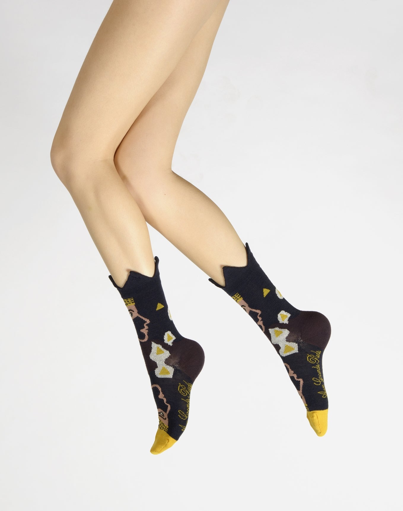 Chaussettes Toutankhamon JAUNE