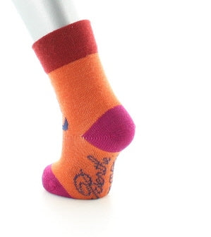 Chaussettes Vive les fleurs! ORANGE