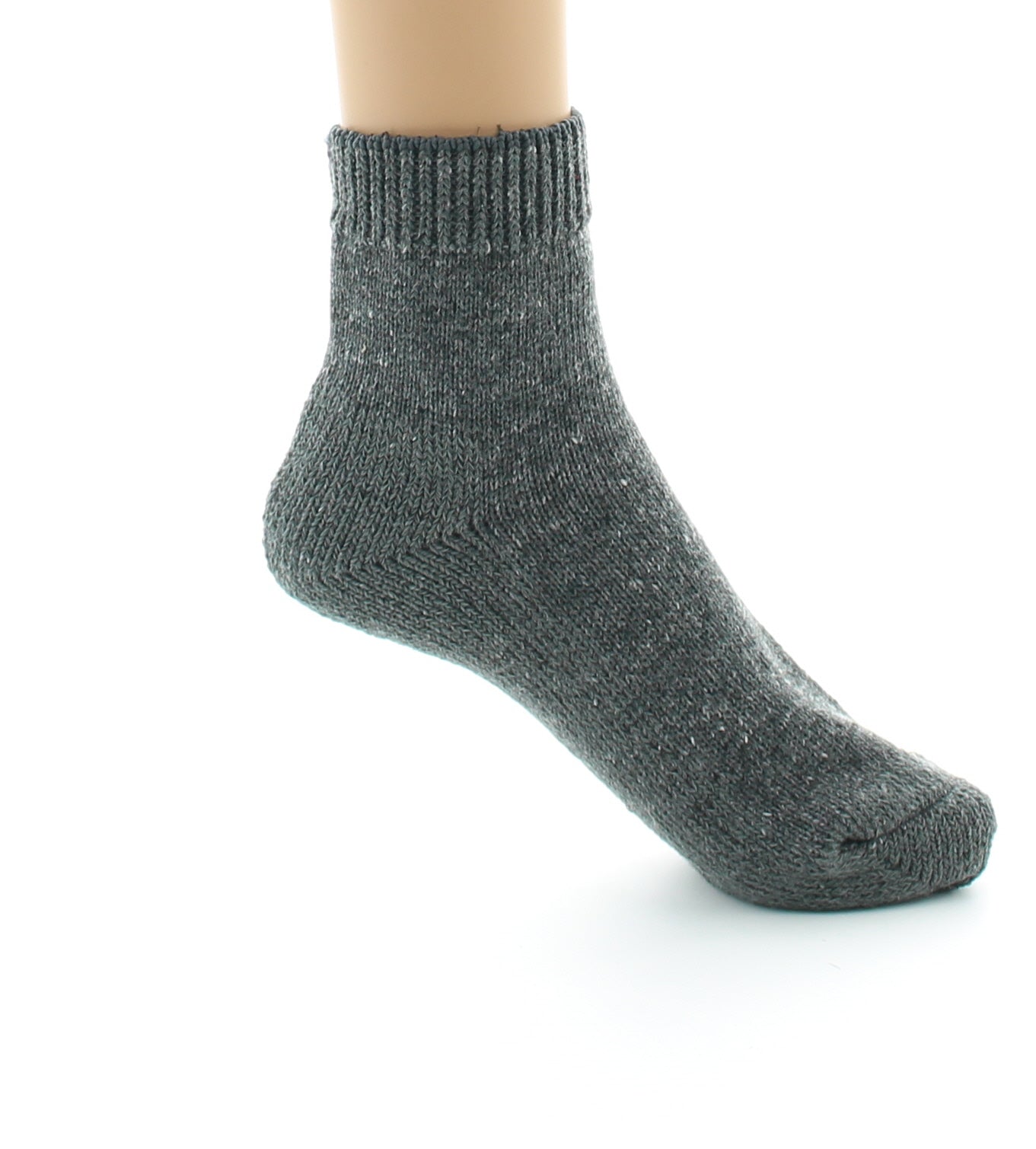 Chaussons à bottes mixtes intérieur doublé en coton GRIS