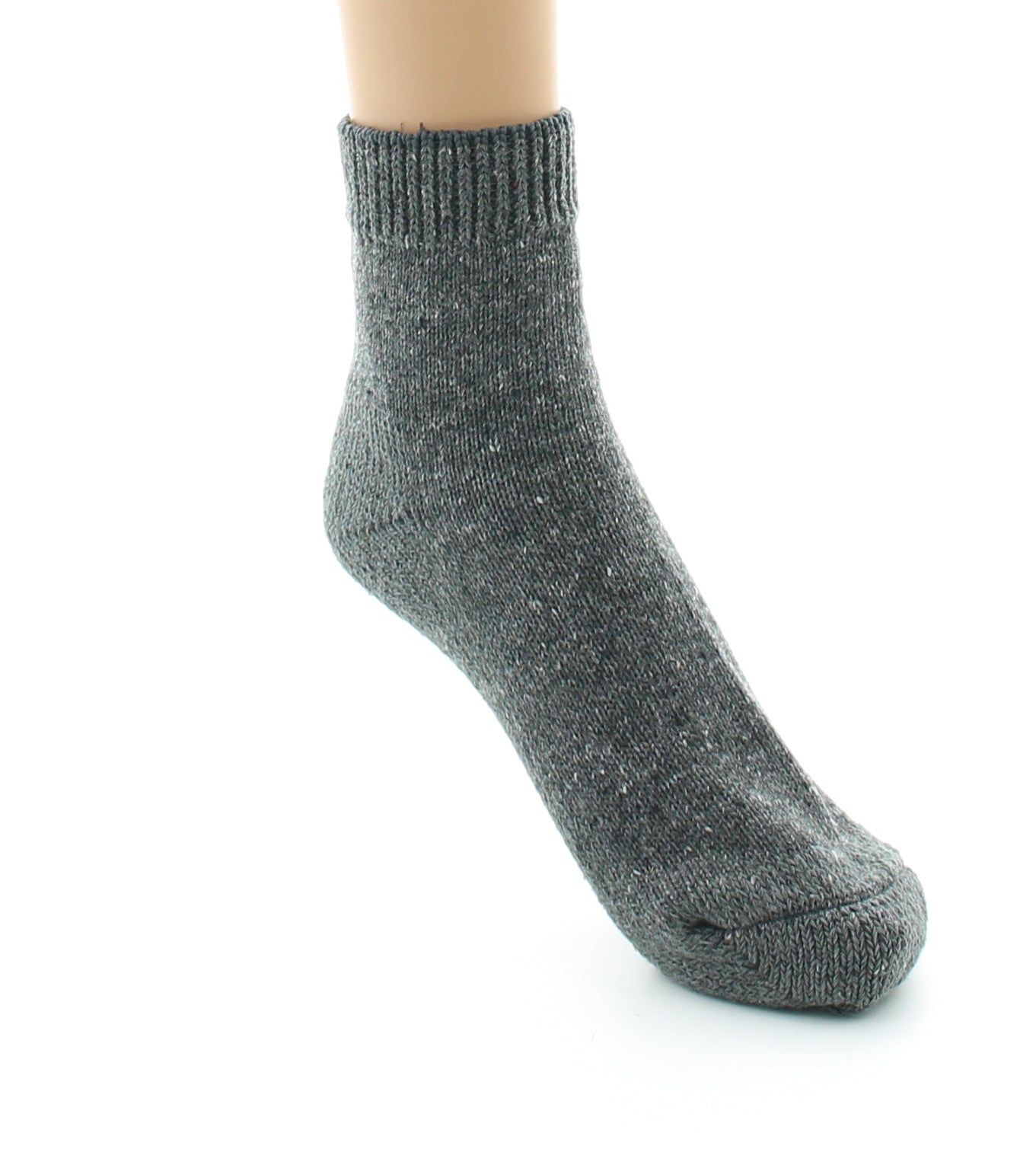 Chaussons à bottes mixtes intérieur doublé en coton GRIS