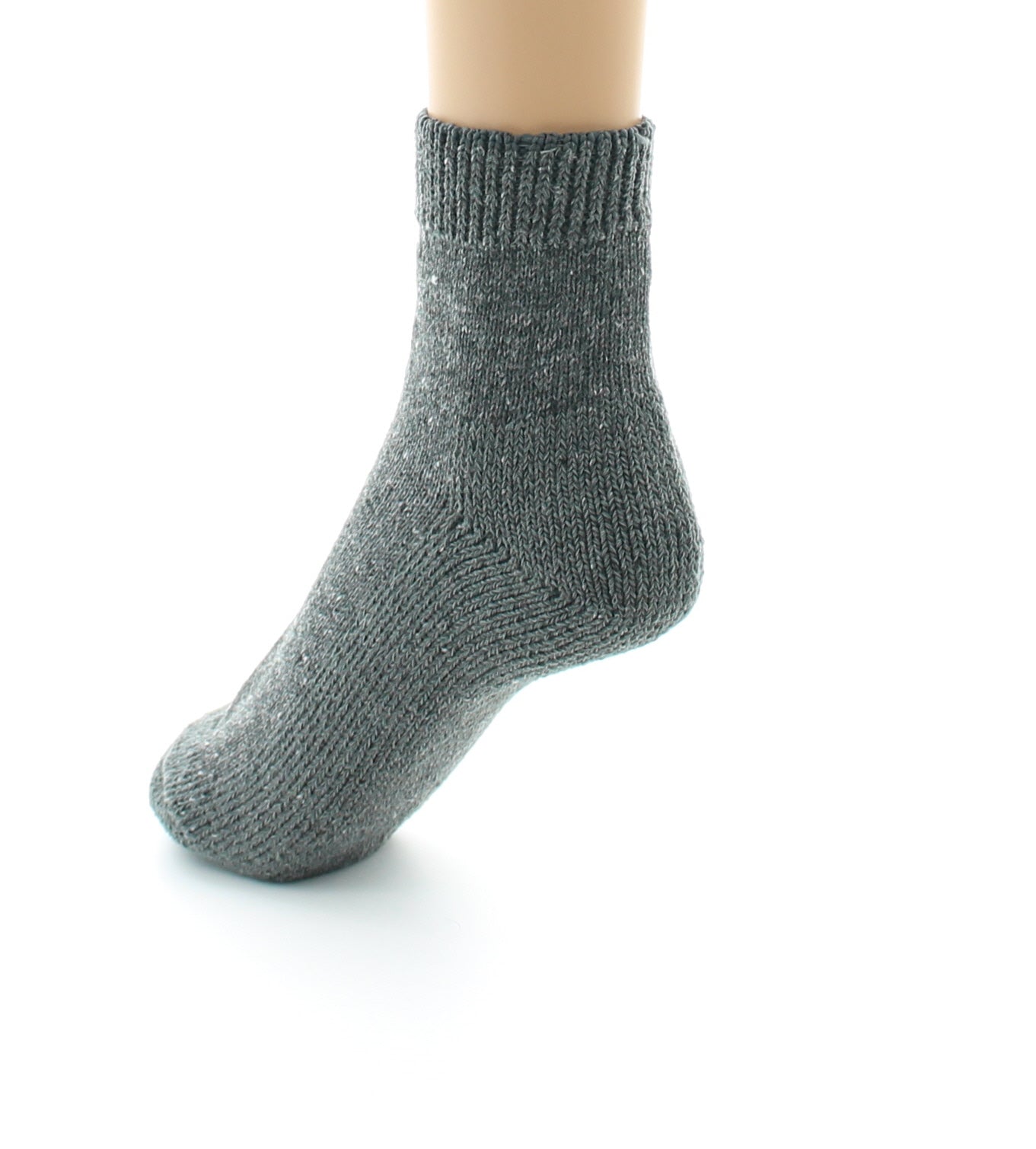 Chaussons à bottes mixtes intérieur doublé en coton GRIS