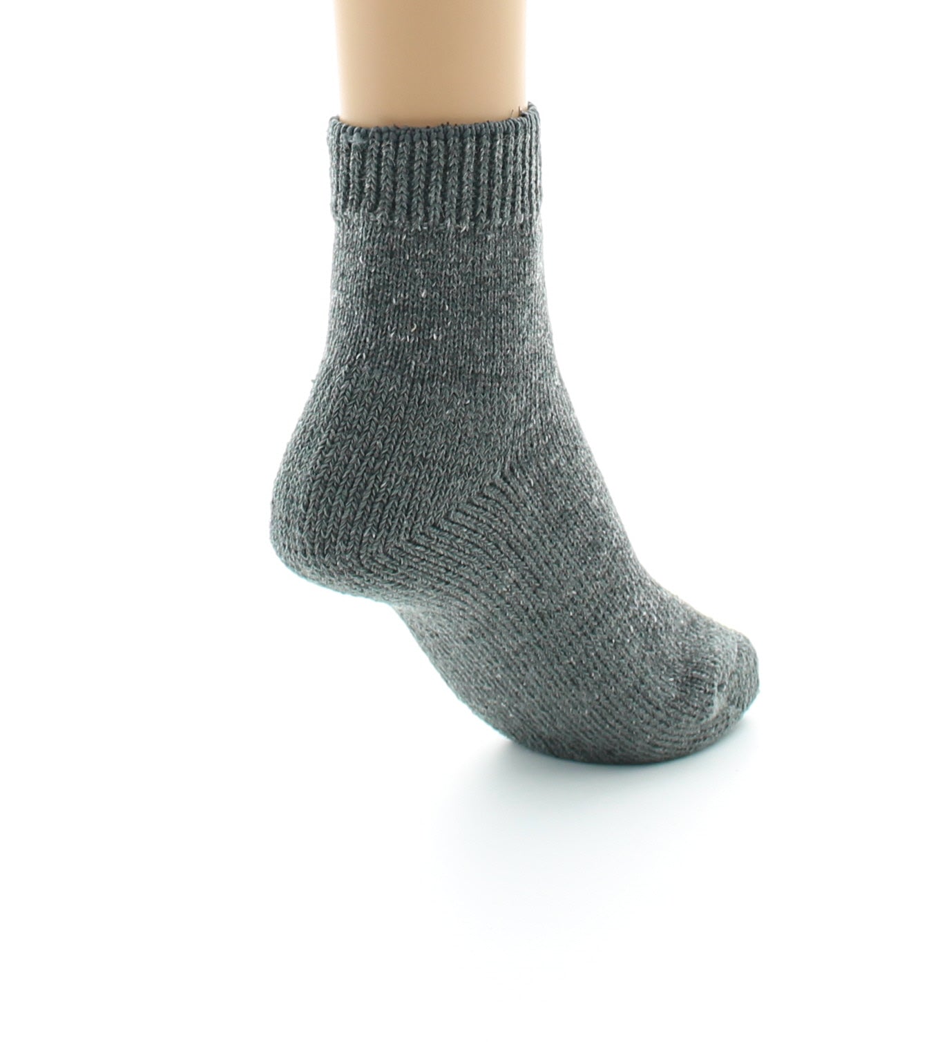 Chaussons à bottes mixtes intérieur doublé en coton GRIS