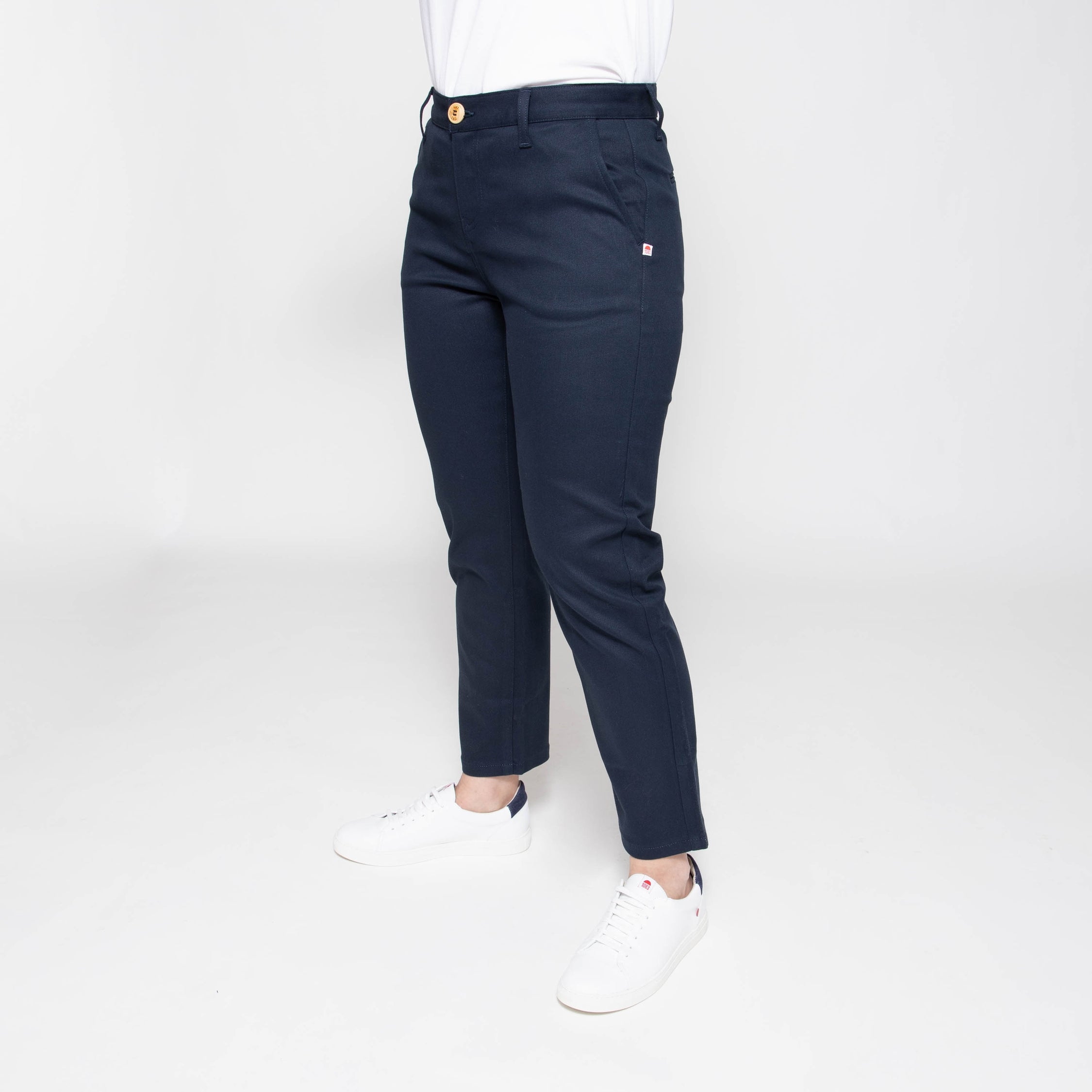 Chino ajusté 263 FiliDenim Flex marine MARINE