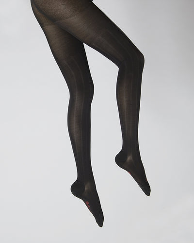 Collants Berthe Aux Grands Pieds Taille 3/4 - Bleu Marine Et Rose, 80 Deniers, Opaques - Neuf Avec étiquettes
