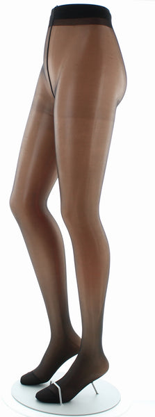 Collants 20 deniers Soyeux Sans Démarcation Noir