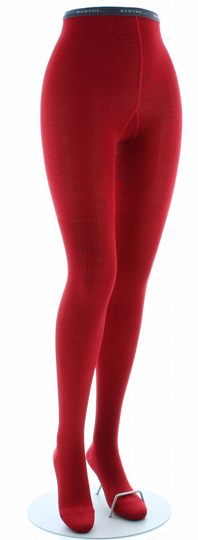 Collants en soie rouge ROUGE