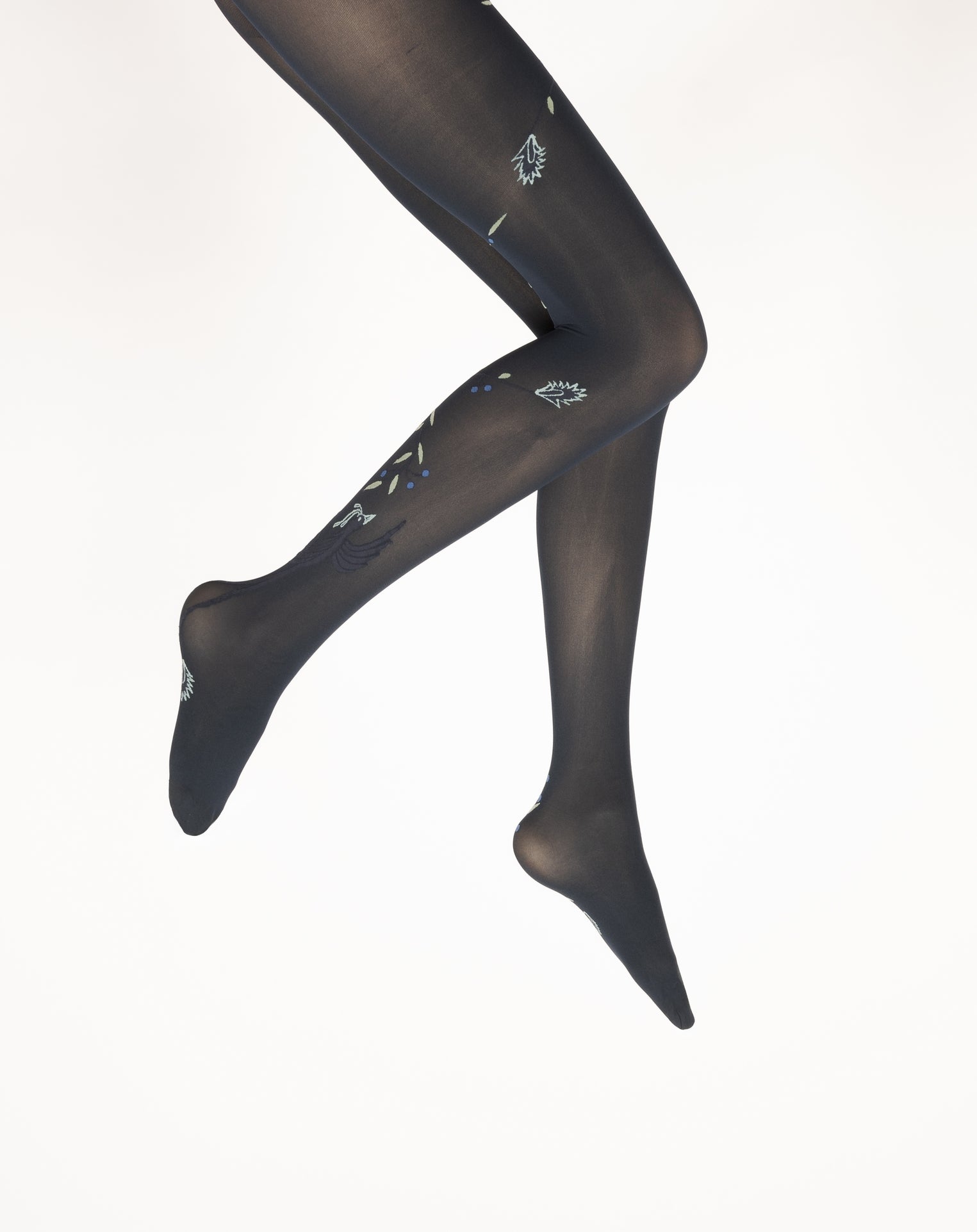 Collants Fantaisie Collant Bleu Marine Opaque Femme Collant Bleu