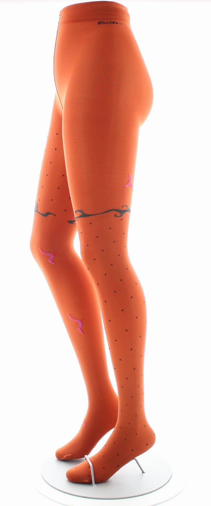 Collants femme 40D orange mouette rose ORANGE