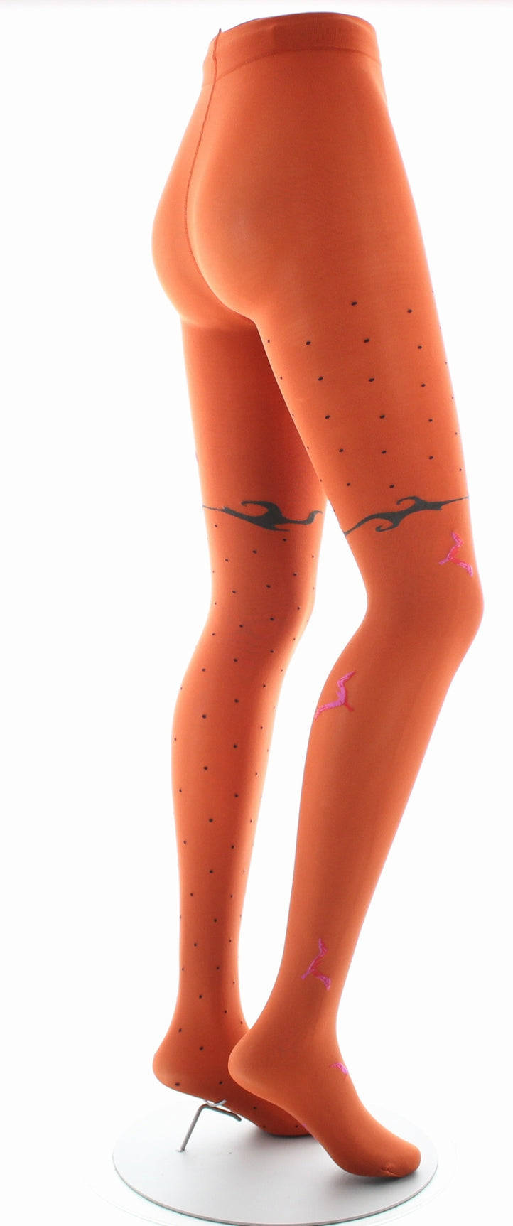 Collants femme 40D orange mouette rose ORANGE